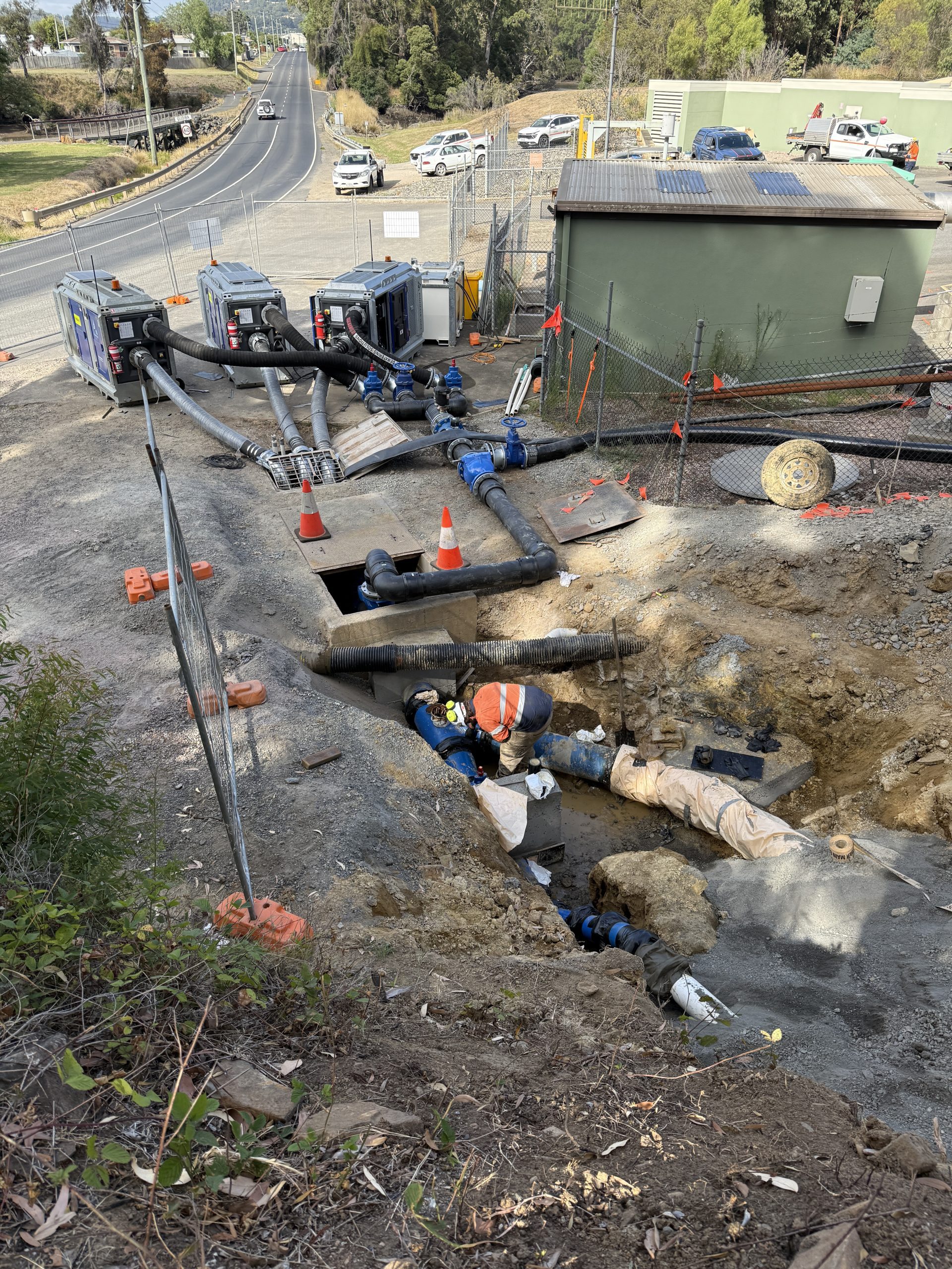 Horsehead creek sps pipework replacement